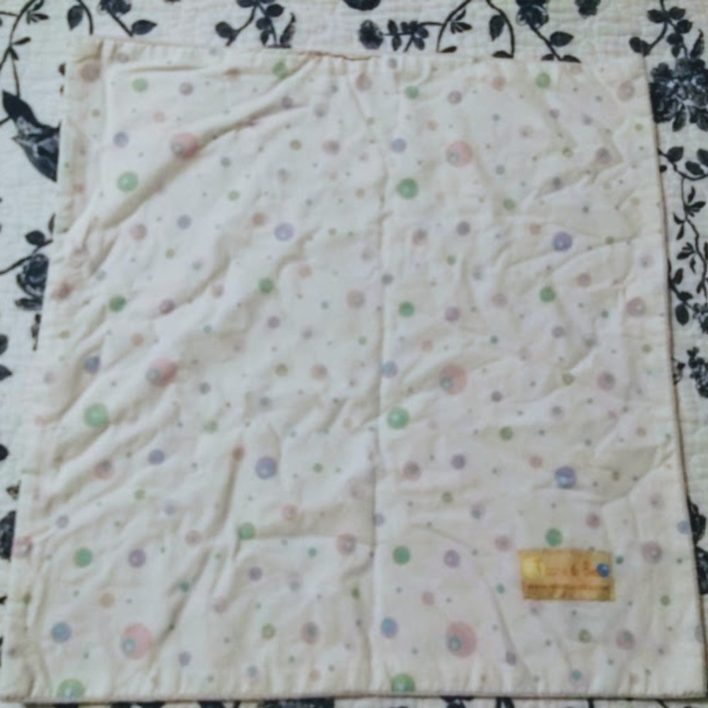 Ticche and Bea pink minky lovey fleece dots